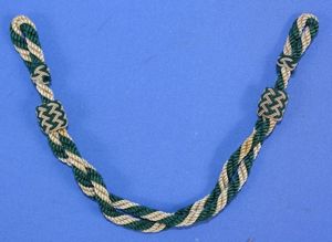 Third Reich Customs Service Visor Cap Chin Cord