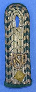 Single German Customs Service Zollassistent Shoulder Board