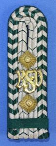 Single German Customs Service Zollsekretar Ausserplanmassig Shoulder Board