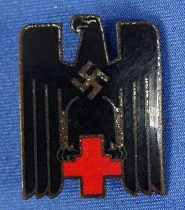 German Red Cross Cap Insignia by Overhoff & Cie.