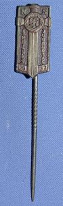 1932 Hitler Youth Potsdam Youth Day Badge Stickpin