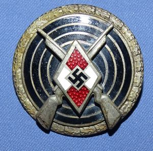 Hitler Youth Silver Marksman Badge RZM M1/14