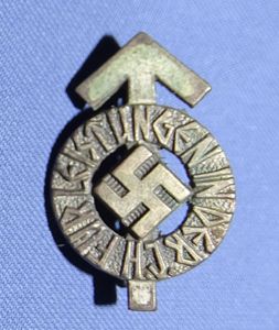 Hitler Youth Miniature Silver Proficiency Badge