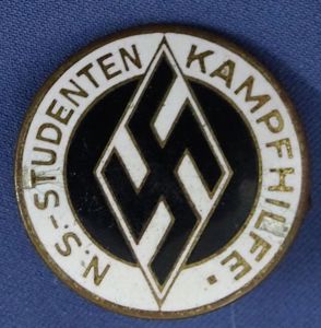 Hitler Youth HJ NSDStB Former Students Association Badge