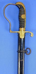 Dove Head Army Officer Sword by F.W. Holler