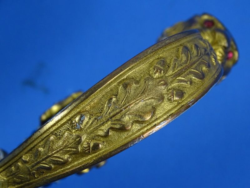 'Scharnhorst' Pattern Panther Head Officer's Sword with Triple Etched Blade and Portepee by Carl Eickhorn — image 10