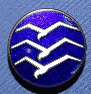 German Class 'C' Civil Gliding Proficiency Enamel Badge