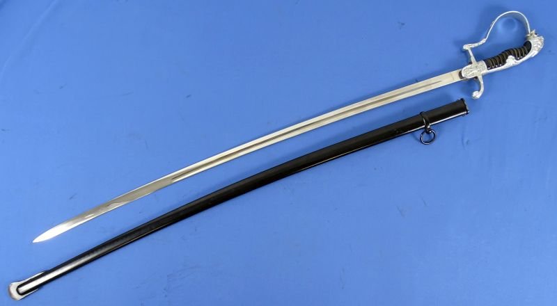 SS Officer's Silver Lion Head Sword — image 2