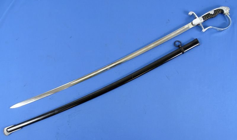 SS Officer's Silver Lion Head Sword — image 3