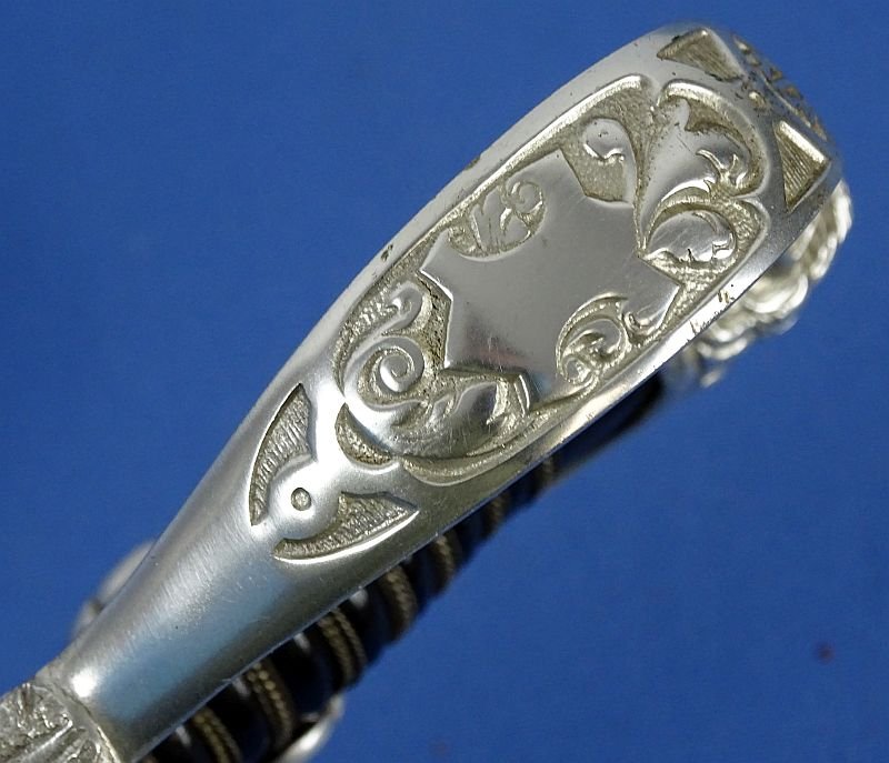 SS Officer's Silver Lion Head Sword — image 9