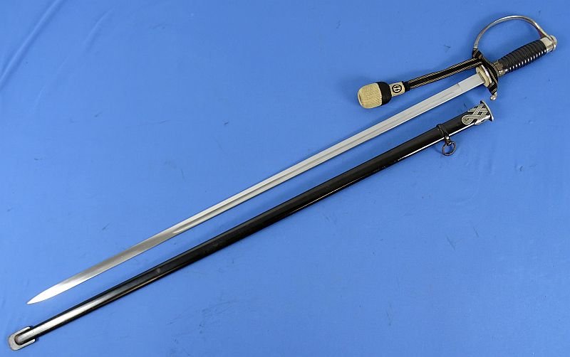 SS Non Commissioned Officer's Sword by Krebs with Portepee — image 2