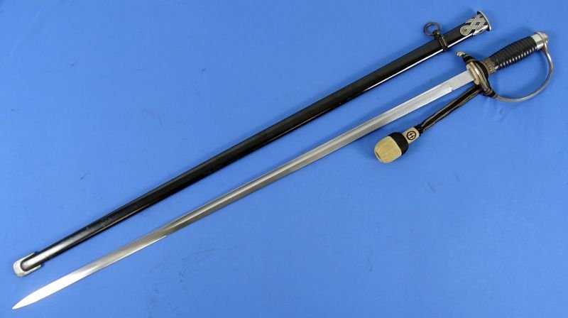 SS Non Commissioned Officer's Sword by Krebs with Portepee — image 3