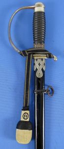 SS Non Commissioned Officer's Sword by Krebs with Portepee