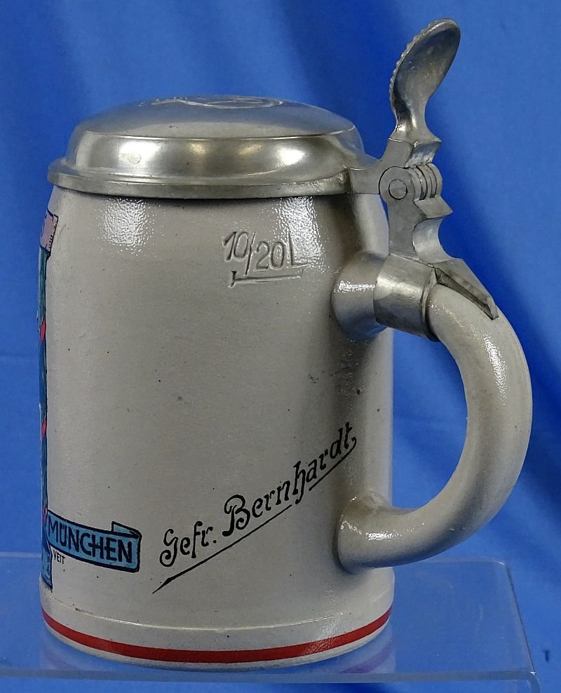 Named 1935 Luftwaffe Signals Company Service Stein — image 2