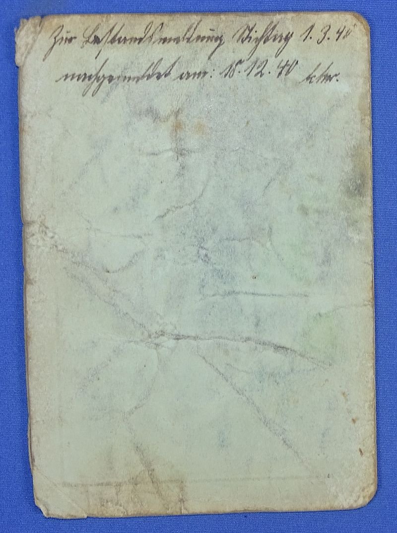 1940 German Army Motor Vehicle Registration — image 3