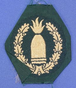 German Army Artillery Gunner's Proficiency Badge