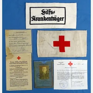 Documents and Insignia Group of a WWII German Police NCO …