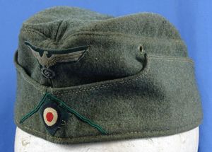 German Army Grenadier or Gebirgsjaeger EM/NCO M34 Overseas Cap
