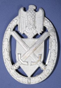 WWII German Marksmanship Lanyard Plaque / Badge