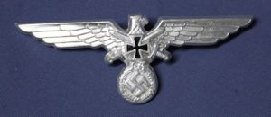 WWII German NS-RKB Visor Cap Eagle