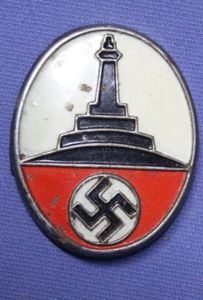 WWII German NS-RKB Cap Visor Insignia