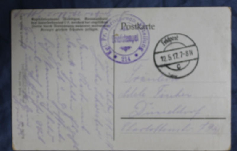 WWI German U-Boat Captain Kapitanleutnant Weddigen Postcard — image 2