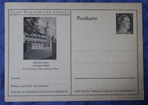 WWII German Lernt Deutschland kennen! Postcard