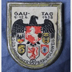 GAU TAG 1938 Sud Hannover Braunschweig Tinnie
