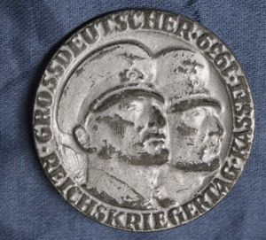 Grossdeutschher Reichskriegertag Kassel 1939 Tinnie