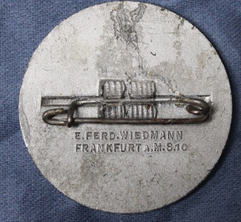 Grossdeutschher Reichskriegertag Kassel 1939 Tinnie — image 2