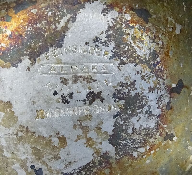 Uncleaned 1942 Luftwaffe Ehrenpokal Honor Goblet to Unteroffizier Rudolf Schafer — image 8