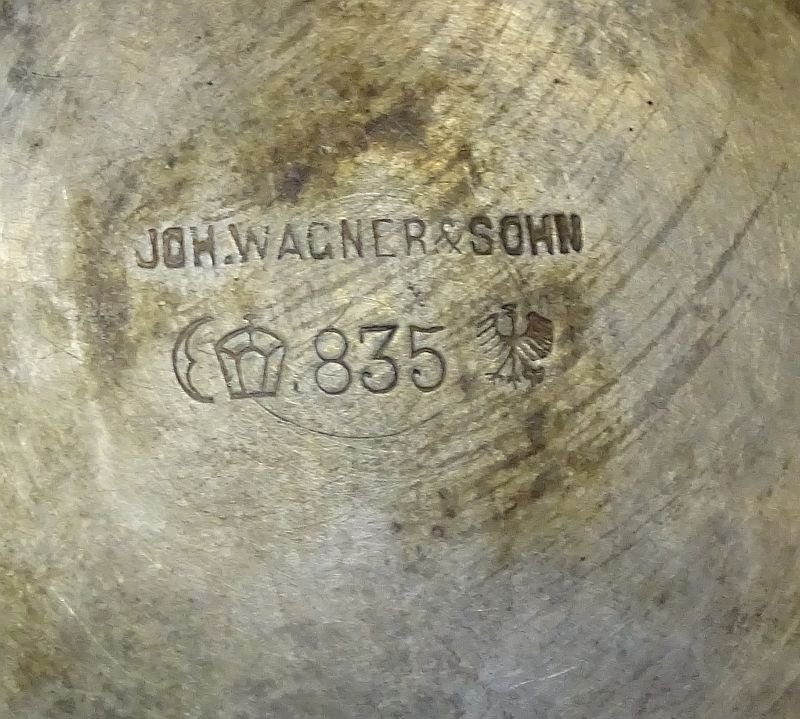 Uncleaned Silver 1941 Luftwaffe Ehrenpokal Honor Goblet to Flight Engineer Burghardt Hahn — image 8