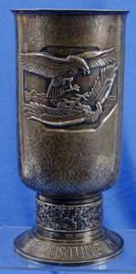Uncleaned Silver 1941 Luftwaffe Ehrenpokal Honor Goblet to Flight Engineer …