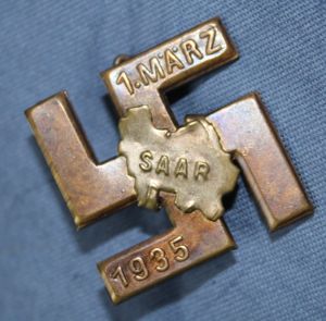 WWII German Tinnie SAAR 1935