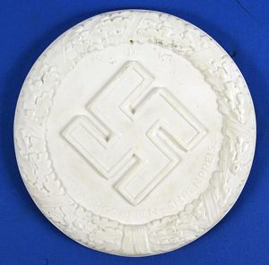 R.D.K. Reichsbund der Kinderreiche Deutschlands Reichsfachgruppen Ehrenpreis Porcelain Honor Prize