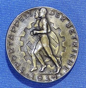 1939 DAF Labor Front Sportappell Der Bertriebe Plastic Tinnie RZM …