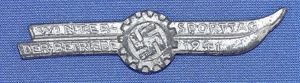 DAF Labor Front 1941 Winter Sporttag Tinnie Lacking Pin
