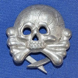 German Army Panzer Collar Tab Skull
