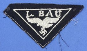 Luftwaffe Construction Unit Uniform Breast Insignia