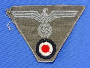 German Army EM/NCO Trapezoid M44 Cap Insignia