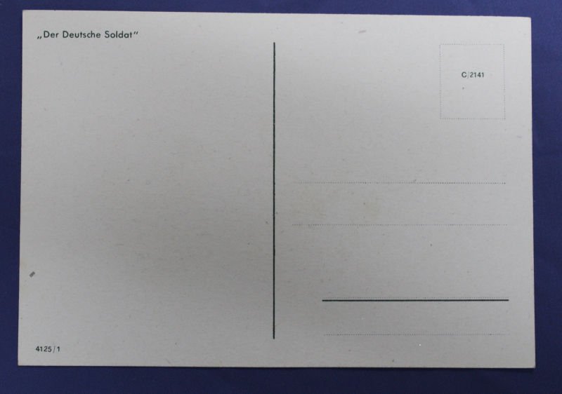 WWII German U Boat Postcard ' AUF FEINDFAHRT' On Patrol — image 2