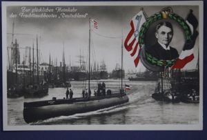 WWI German U Boat 'Deutschland' With Capt Kunig