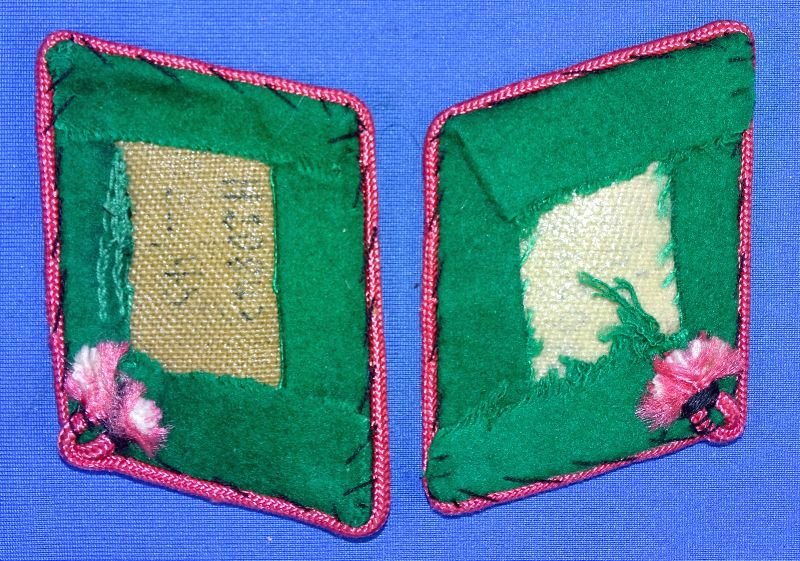 Pair Luftwaffe Field Division Panzerjaeger Collar Tabs — image 2