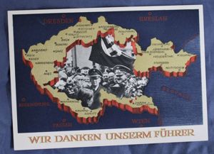 WWII German Wir Danken Unserm Fuhrer Postcard