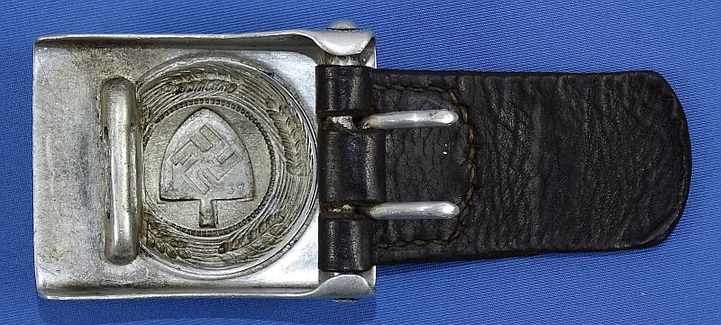 RAD Labor Service EM/NCO Buckle on Leather Tab — image 2