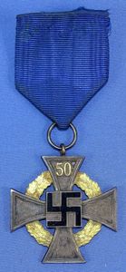 Third Reich 50 Year Faithful Service Cross