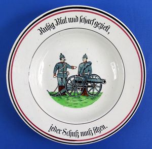 Imperial German Artillery Commemorative Plate