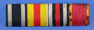 Imperial German Four Place Ribbon Bar