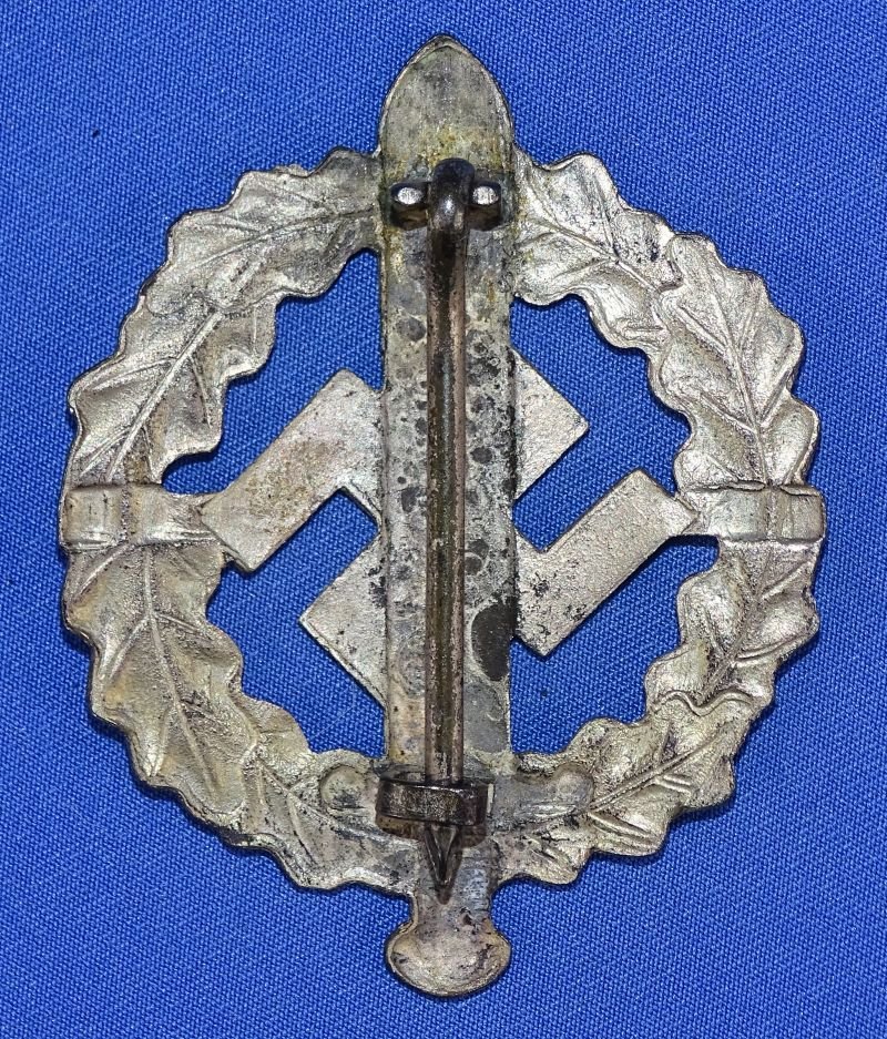 SA Silver Sports Badge Marked RZM M1/100 (Werner Redo) — image 2