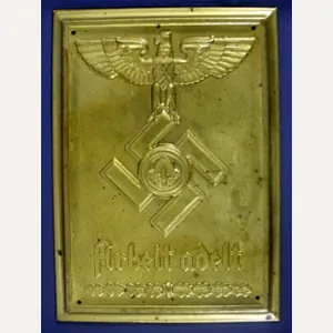 Brass RAD Membership Plaque